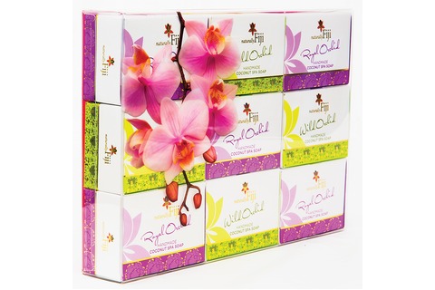 Orchid Presentation 9x100g Handcrafted Coconut Soaps